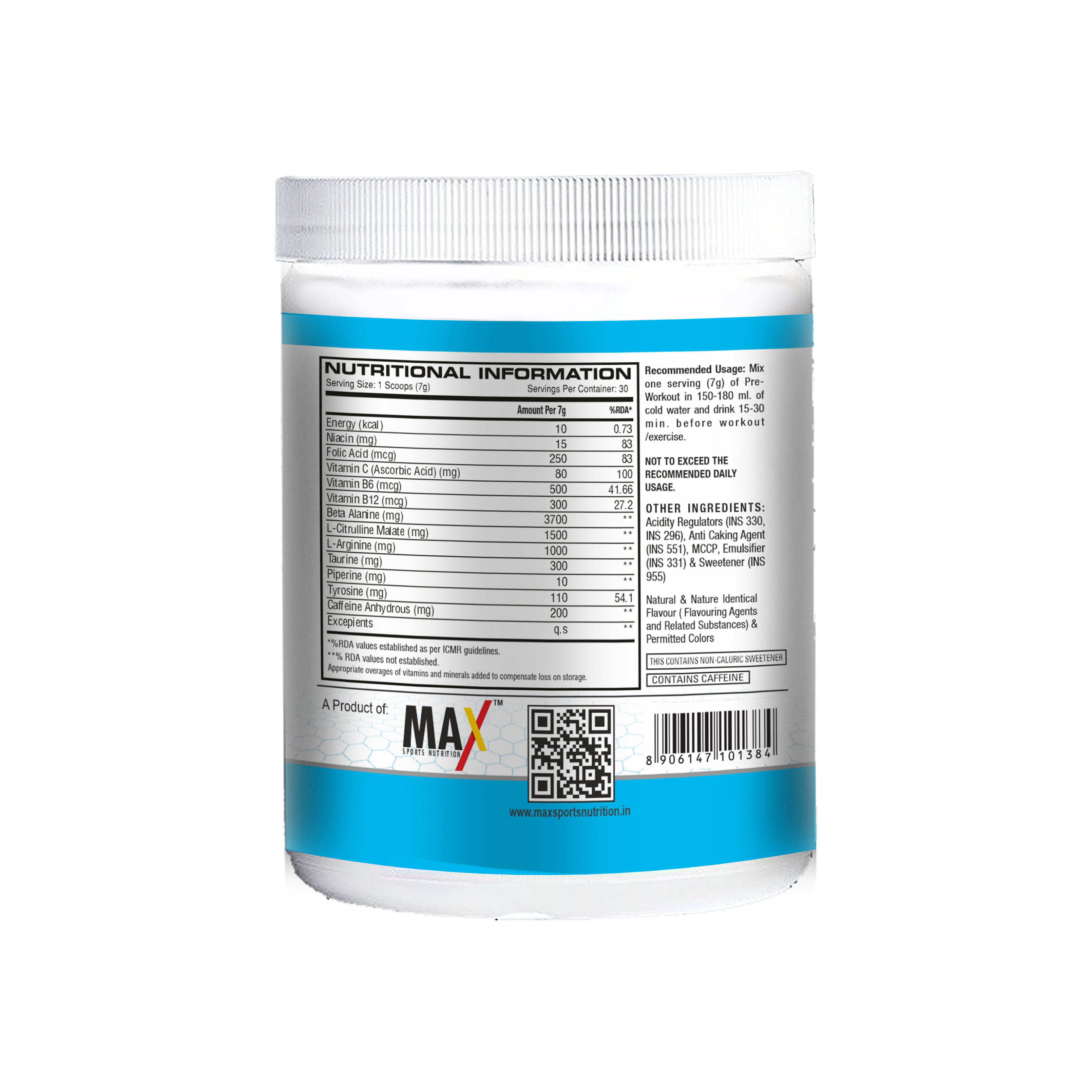 Max Sports Hyper X Pre Workout - Image 2