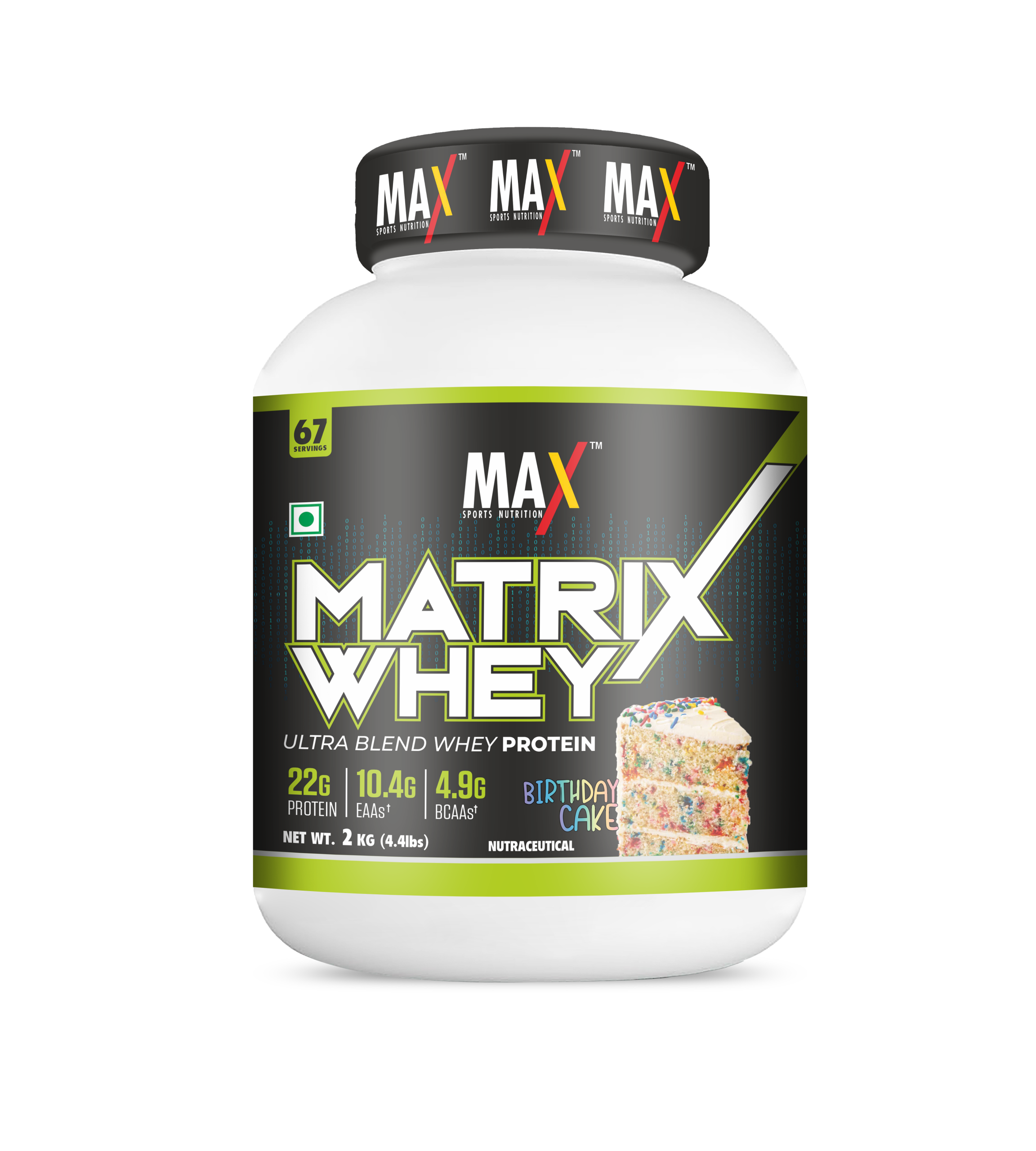 Max Sports Nutrition Matrix Whey Protein 2 Kg - Image 3